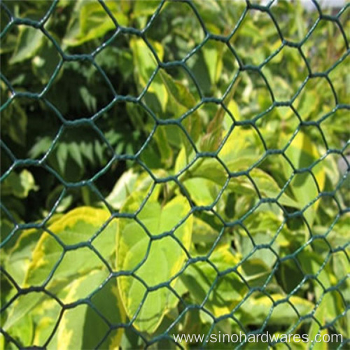 Pvc Plastic Coated Chicken Wire Mesh Chicken Wire Netting 3/4 Inches Wire Mesh For Chicken Coop